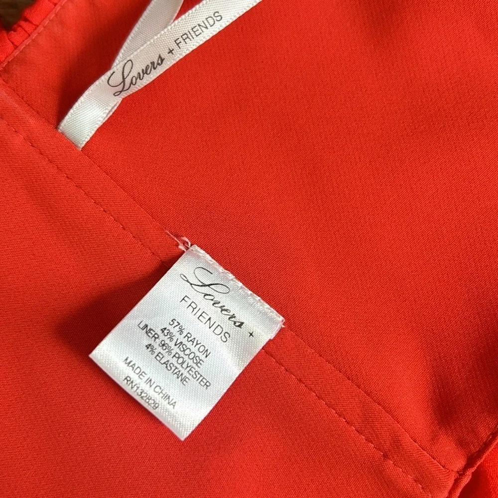 Lovers + Friends Red Off-Shoulder Blouse - Picture 7 of 8